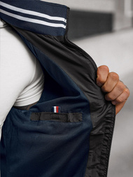 Vīriešu pārejas virsjaka melna OZONEE JS/5M3101/392Z