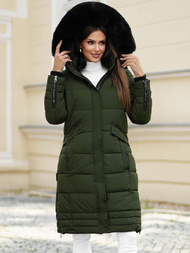 Sieviešu jaka haki OZONEE O/W377Z