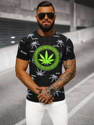 Vīriešu T-krekls Melns OZONEE O/T139/3