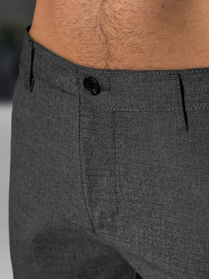 Vīriešu chino šorti grafīta OZONEE DJ/4400