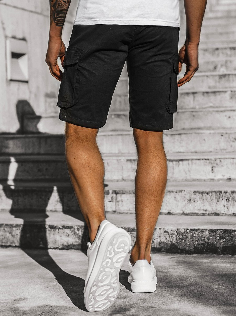 Vīriešu šorti melni OZONEE JS/HH5011