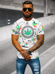 Vīriešu T-krekls Balts OZONEE O/T131/1