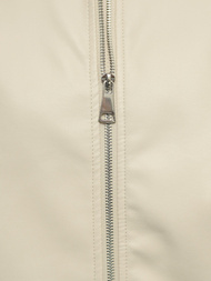 Sieviešu ādas jaka smilšu OZONEE O/G116Z