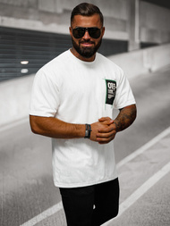 Vīriešu T-krekls Balts OZONEE O/3C333