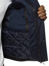 Vīriešu virsjaka tumši zila OZONEE JS/2019005