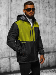 Vīriešu virsjaka melns OZONEE JS/22M311/392