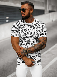 Vīriešu T-krekls balts OZONEE O/T1268/1