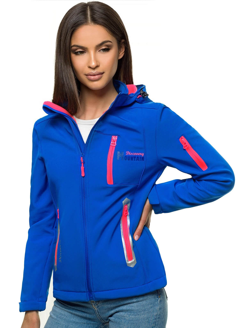 Sieviešu softshell jaka debesu zila OZONEE JS/HH029/9