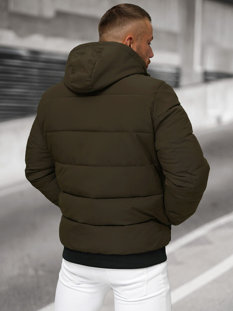 Vīriešu parka brūna OZONEE JS/31M5023/84