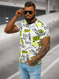 Vīriešu T-krekls Balts OZONEE JS/8T1210/1