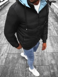 Vīriešu divpusēja virsjaka debesu-zila/tumši-zila OZONEE JS/M760/105