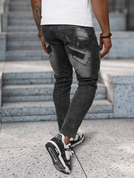 Vīriešu džinsi debesu melni OZONEE NB/MP0045N