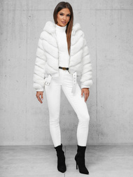 Sieviešu jaka balta OZONEE JS/11Z8165Z