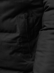 Vīriešu ziemas jaka melna OZONEE JS/5M3118/392