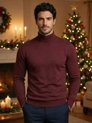 Vīriešu svīteris bordosarkans OZONEE V/V24504Z