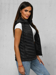 Sieviešu veste melna OZONEE JS/16M9255/392