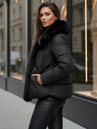 Sieviešu jaka melna OZONEE O/16M9179/392