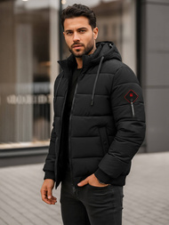 Vīriešu parka melna OZONEE JS/31M5031/392Z