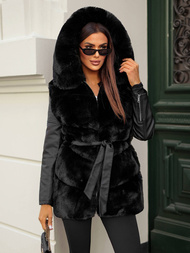 Sieviešu jaka melna OZONEE JS/11Z8090Z