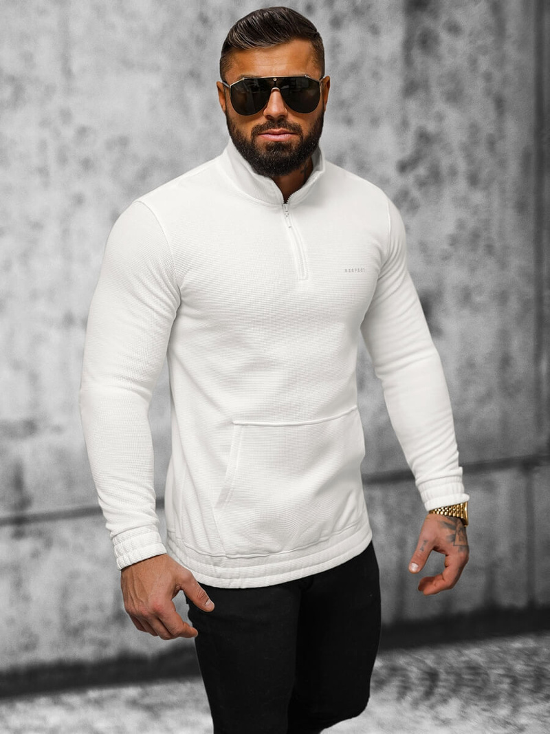 Vīriešu džemperis ecru OZONEE O/TB2302