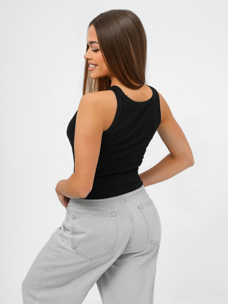 Sieviešu tops melns OZONEE JS/96T665/3