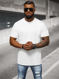 Vīriešu t-krekls balts OZONEE NB/MT3098