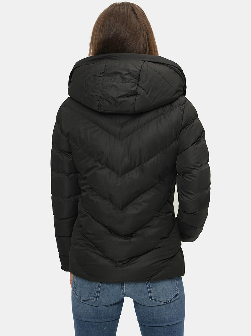 Sieviešu ziemas jaka melna OZONEE JS/M725/392