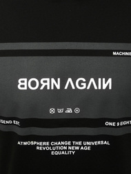 Vīriešu T-krekls bez piedurknēm melns-balts OZONEE MACH/M1152Z