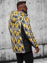 Vīriešu virsjaka kamuflāža-dzeltena OZONEE JS/M36/254