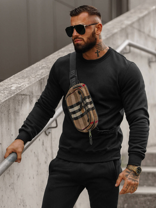 Vīriešu treniņtērps melns OZONEE JS/68C10380/3Z