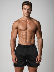 Vīriešu peldbikses melnas OZONEE JS/XL018/1Z