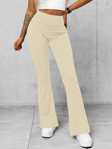 Sieviešu legingi ar platām kājām ecru OZONEE O/KTK006-J