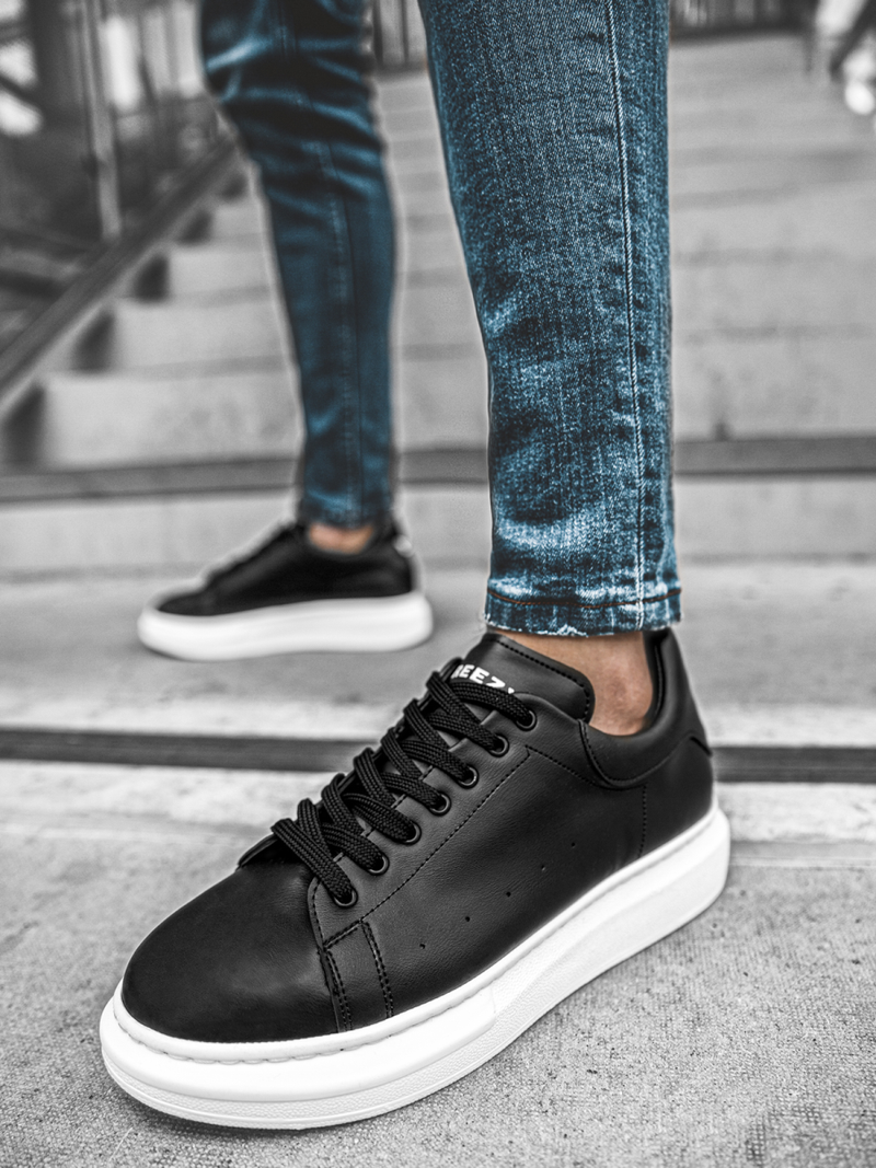Sneakers melni OZONEE B/2051