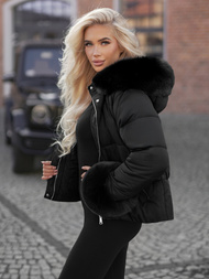 Sieviešu jaka melna OZONEE JS/16M9282/392