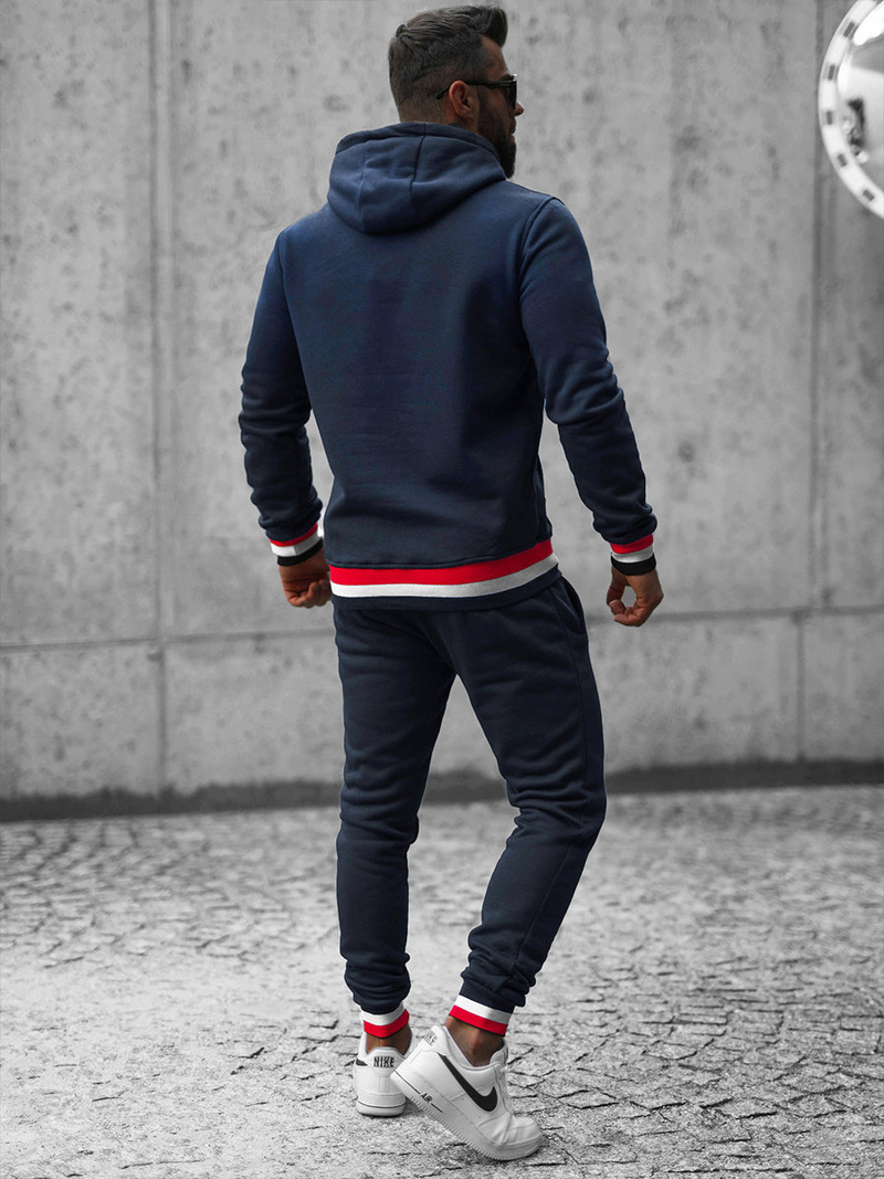 Vīriešu treniņtērps tumši zils OZONEE JS/8C60/25