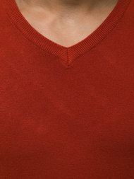 Vīriešu svīteris tumši-camel OZONEE TMK/YY03/10