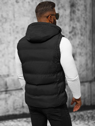 Vīriešu veste melna OZONEE JS/5M758/392Z