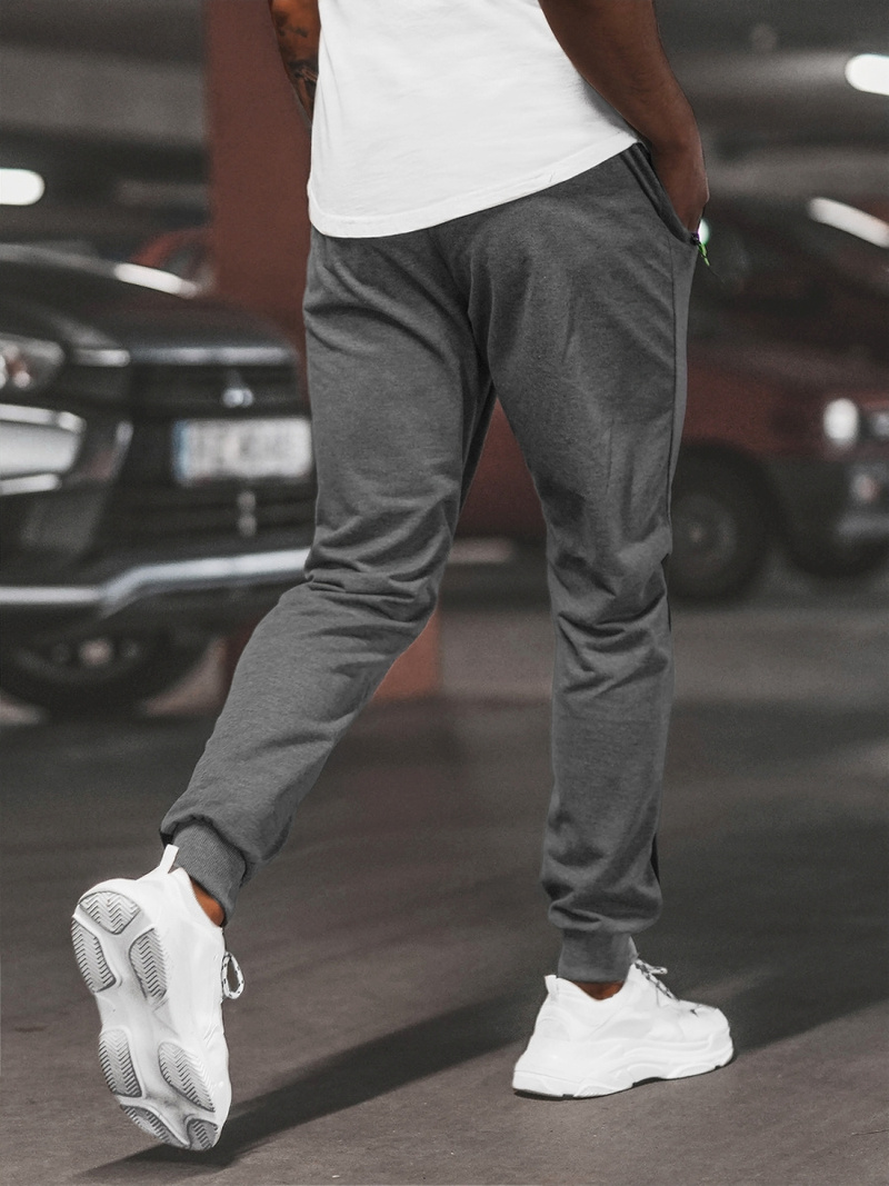 Vīriešu sporta bikses grafīta OZONEE JS/68K10356Z