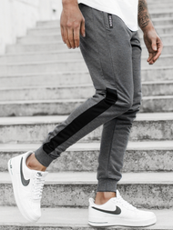 Vīriešu sporta bikses grafīta OZONEE JS/YLB88010Z