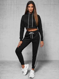 Sieviešu sporta tērps melns OZONEE JS/8C67/3