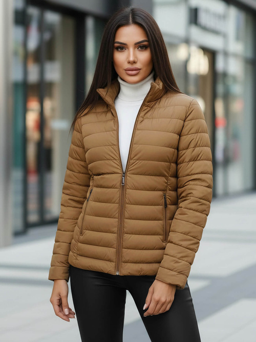 Sieviešu jaka tumši-smilšu OZONEE JS/16M9109/84Z