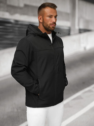 Vīriešu softshell jaka melns OZONEE JS/27B6523/3