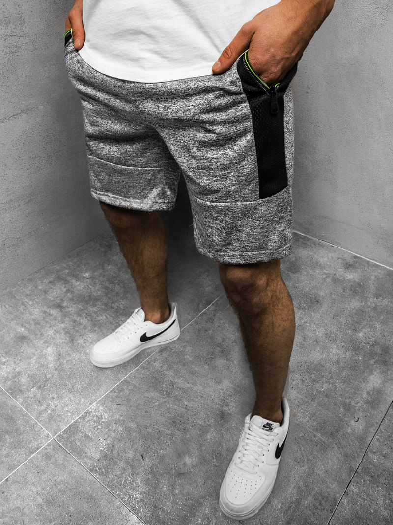 Vīriešu šorti pelēki OZONEE JS/KS2514Z