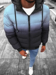 Vīriešu divpusēja virsjaka debesu-zila/tumši-zila OZONEE JS/M760/105