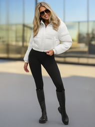 Sieviešu jaka balta OZONEE JS/5M3260/281Z