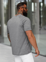 Vīriešu t-krekls grafīta OZONEE JS/8T88/5Z