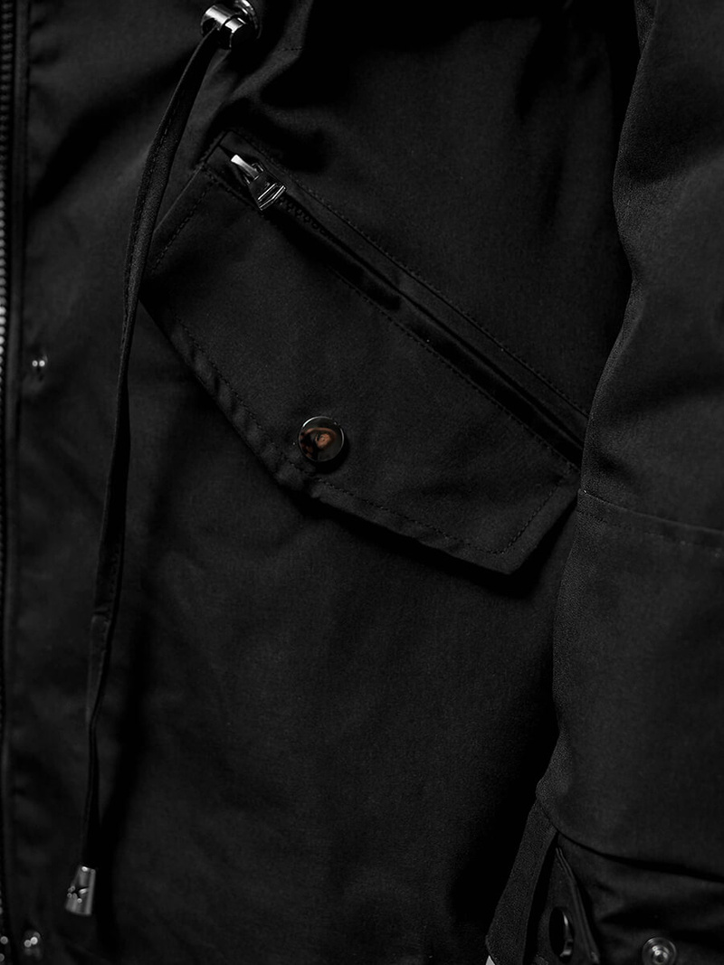 Sieviešu jaka divpusēja melna OZONEE JS/16M9081/392