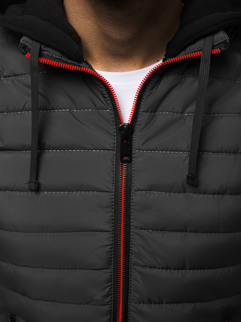 Vīriešu veste grafīta OZONEE N/6102