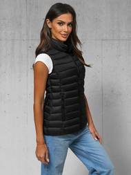 Sieviešu veste melna OZONEE JS/16M9155/392