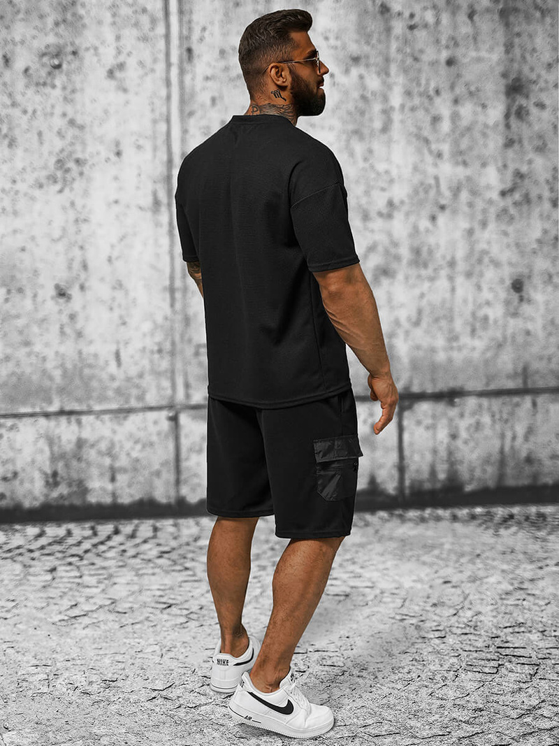 Vīriešu Treniņtērps Melns OZONEE JS/8C1132/3